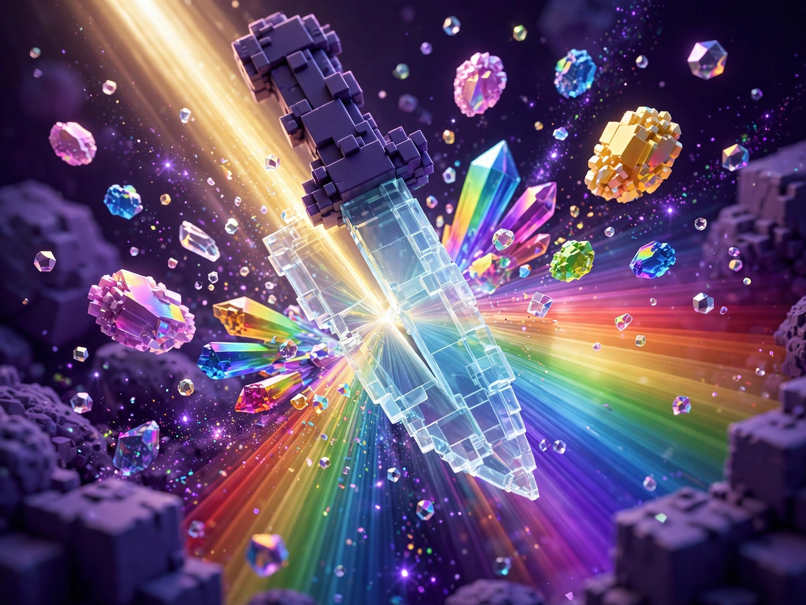 Chroma Deathshard rainbow effect